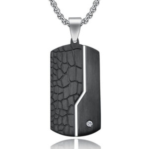 Collier plaqué #militaire pour homme